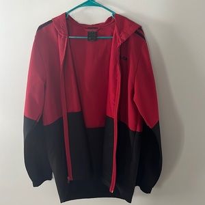 Red Adidas track jacket